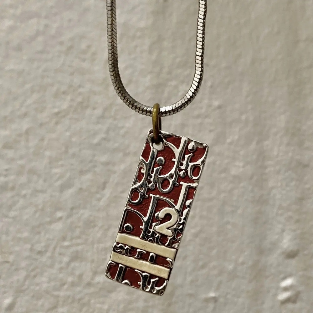 Dior Red Trotter Necklace